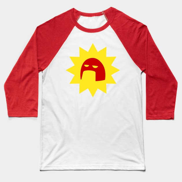 Crimson Bolt Baseball T-Shirt by Meta Cortex